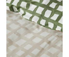Target Carter Painted Grid Quilt Cover Set - Green