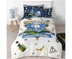 Harry Potter Hogwarts Quilt Cover Set - White