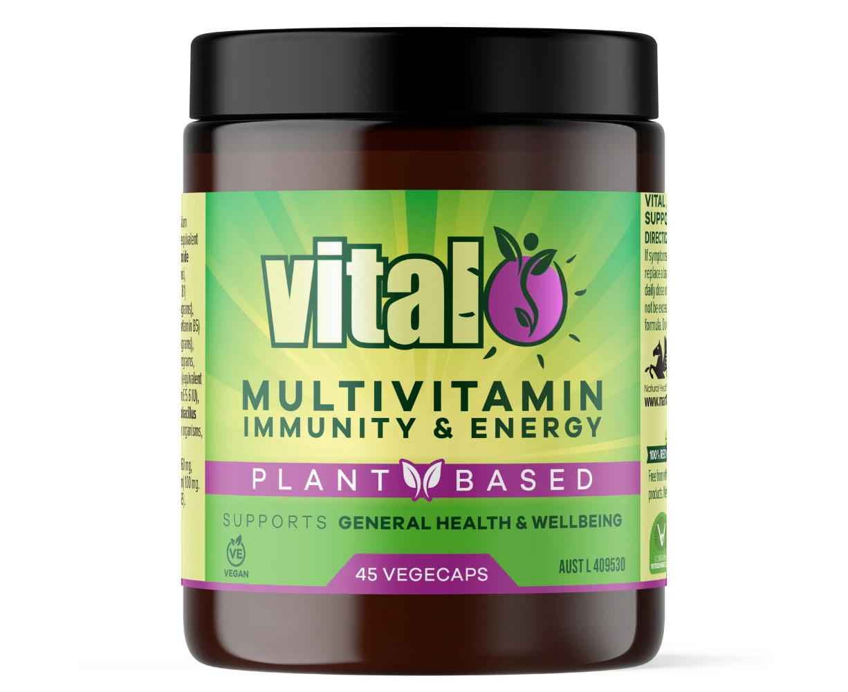 Martin & Pleasance Vital Plant Based Multivitamin (Immunity + Energy) 45vc