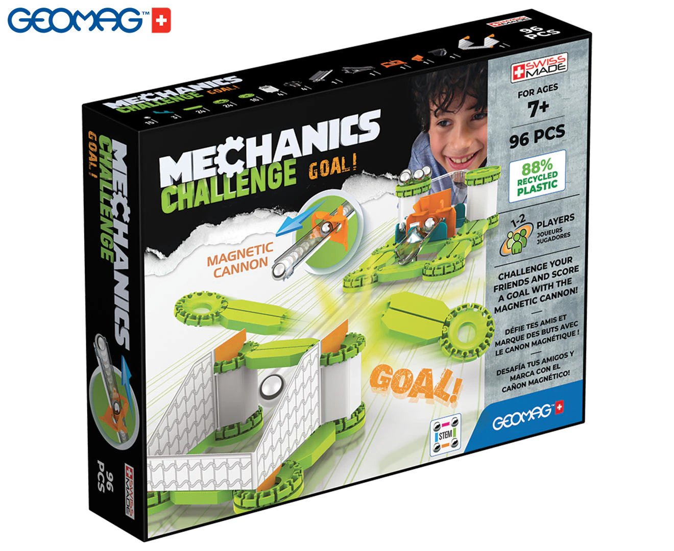 Geomag 96-Piece Mechanics Challenge Goal Kit