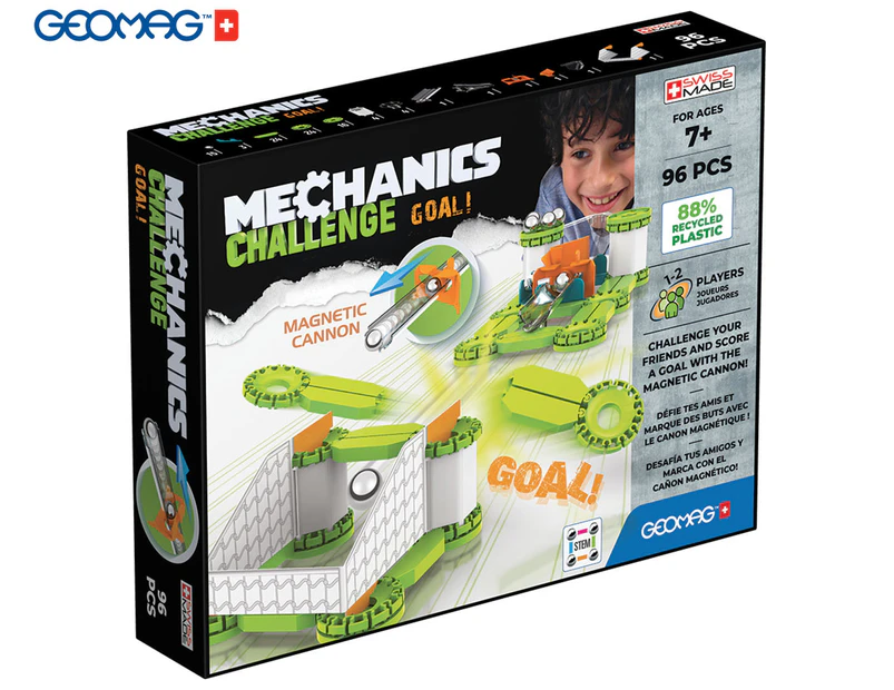 Geomag 96-Piece Mechanics Challenge Goal Kit