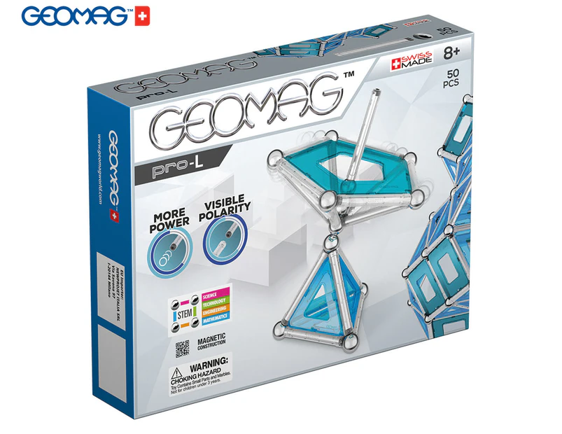 Geomag 50-Piece Pro-L Magnetic Construction Kit