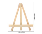 Artist Easel Collapsible Wooden Easel Desktop Display Stand for Wedding Photos - Burlywood