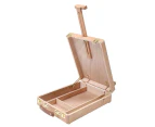 Adjust Table Sketchbox Easel Paint Palette Portable Wooden Artist Desktop for Case for Storing Art Paint Markers Sketch