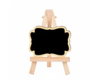 Mini Chalkboard Wooden Memo Sign Food Menu for Cafe Bakery Wedding Baby Shower - 191288F