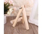 Mini A-shaped Easel Stand Art Display Stand Wooden Holder for Artworks Display - Burlywood
