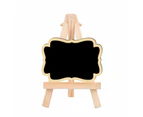 Mini Chalkboard Wooden Memo Sign Food Menu for Cafe Bakery Wedding Baby Shower - 191288D