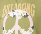 Billabong Girls' Peace Short Sleeve Tee / T-Shirt / Tshirt - Avocado