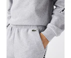 Lacoste Men's Printed Bands Brushed Fleece Shorts
