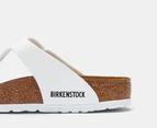 Birkenstock Unisex Gizeh Birko-Flor Regular Fit Sandals - White