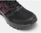 New Balance Men's 410v7 Trail Running Shoes - Black/Electric Red/Magnet