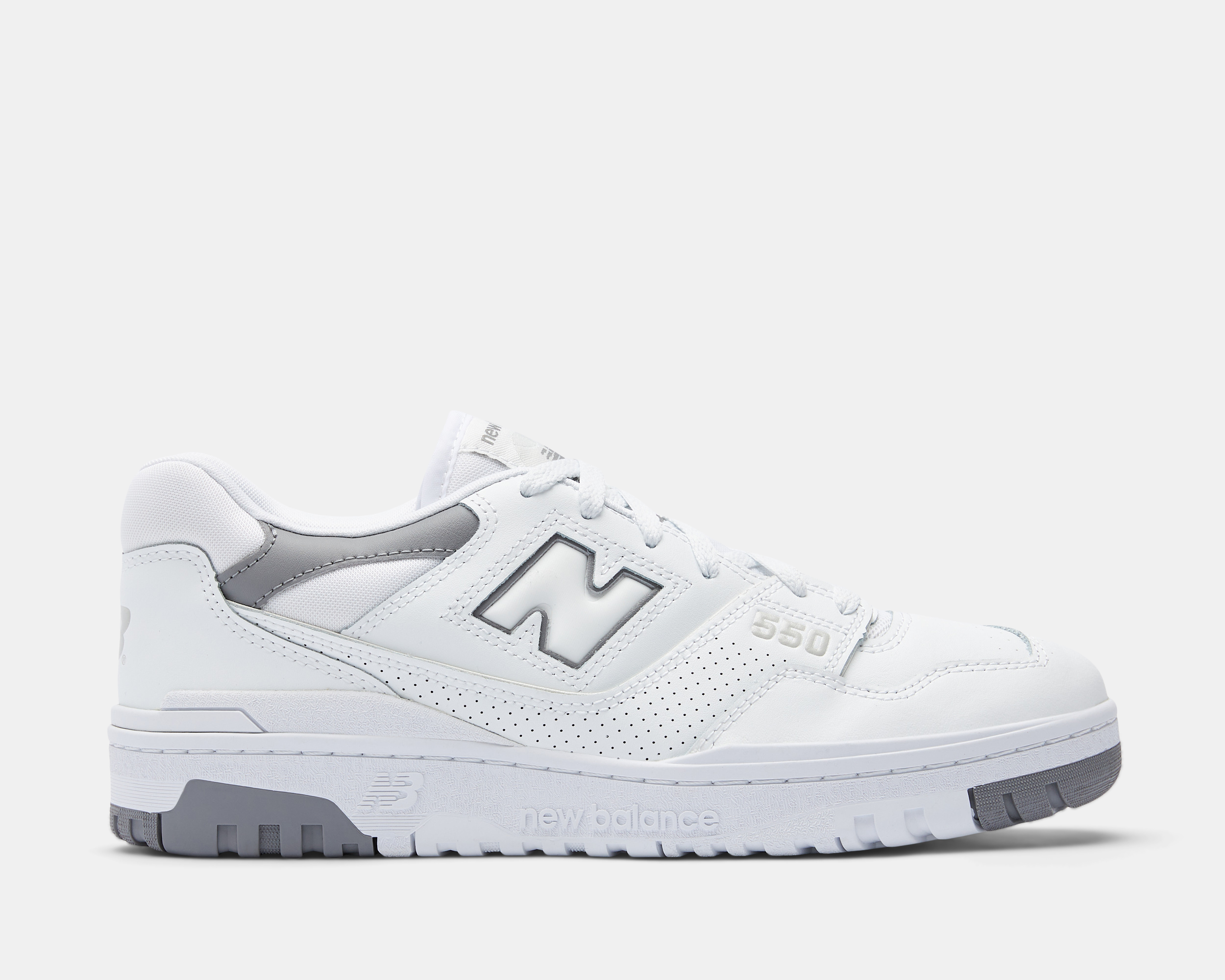 New Balance Men's 550 Sneakers - White/Shadow Grey/Summer Fog | Catch ...