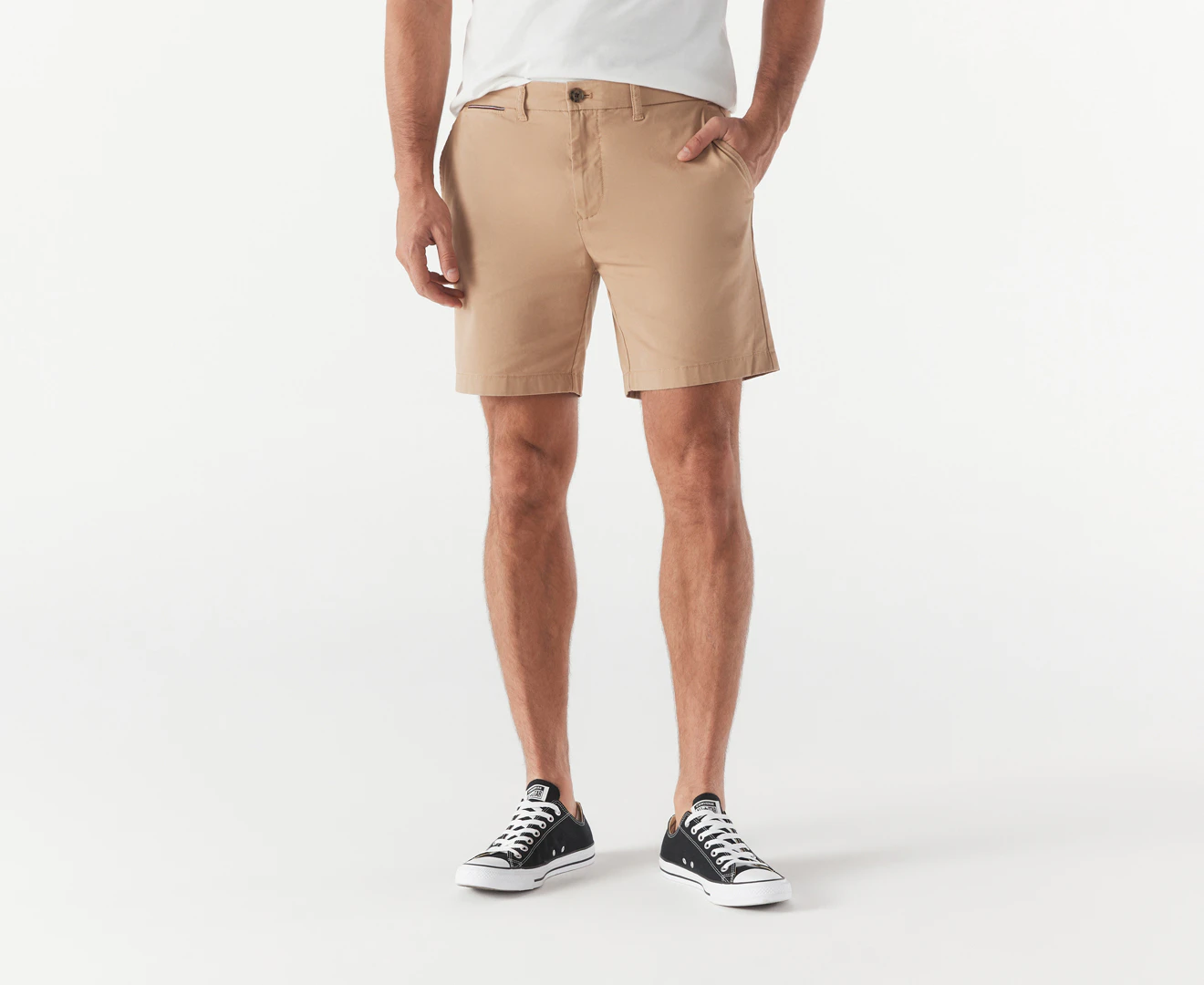 Tommy Hilfiger Men's Comfort Stretch 7-Inch Shorts - Tannin