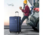 Mazam 28" Luggage Suitcase Trolley Set Travel TSA Lock Storage Hard Case Navy - Navy