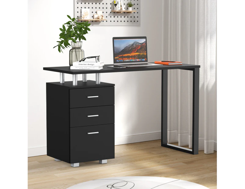 Student study deals desk with drawers