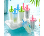 Popsicle Molds Silicone Ice Pop Molds Bpa Free Popsicle Mold Reusable Easy Release Ice Pop Make,Blue, Shape: Pentagon