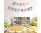 Happy Birthday Banner Batter - Colorful Lettering Children'S Banner Baby Adult Boys Girls Birthday Decoration Party Supplies,Style 1