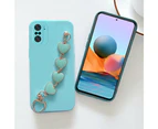 Anymob Xiaomi and Redmi Phone Case Blue Women Chain Bracelet Soft Silicone Compatible - Redmi Note 8