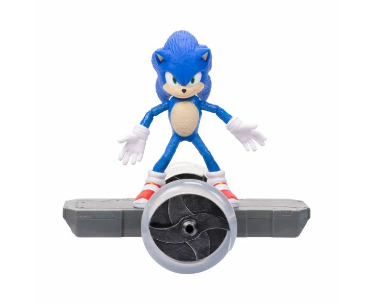 Sonic The Hedgehog 2 Movie Sonic Speed Electric Remote Control Toy Figure 3y+