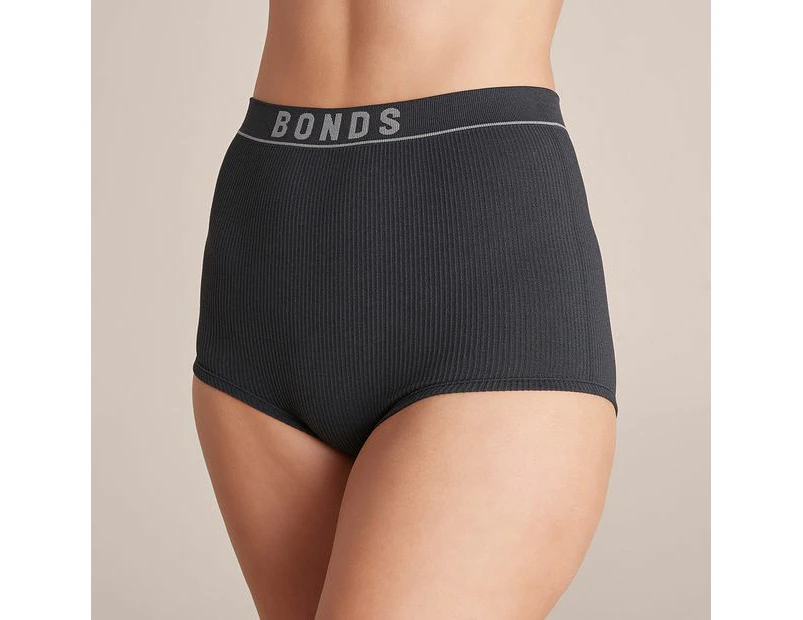 Bonds Retro Rib Shorties - Black