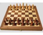 30*30cm Magnetic Large Wooden Timber Oak Chess Set AU Stock