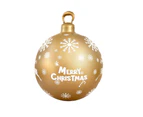 Jingle Jollys Christmas Inflatable Ball  Bauble 60cm Outdoor Decoration Gold