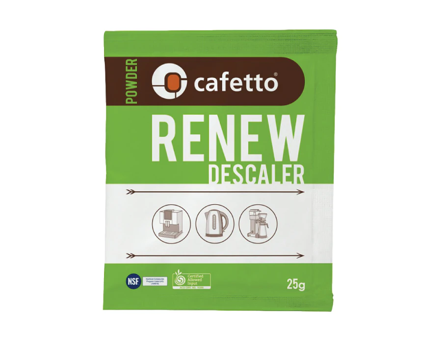 Cafetto Renew Descaler Espresso Machine Cleaner - 1 25g Sachet