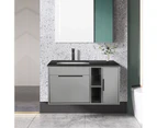 900mm Vanity Unit Bathroom Basin sink Wall Cabinet Storage Marble Top with Ceramic sink Arki