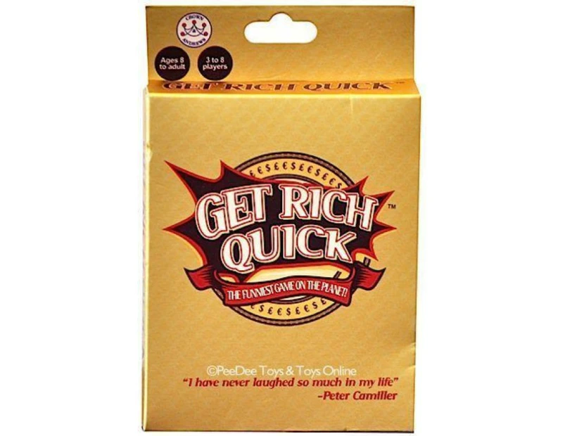 GET RICH QUICK Family Card Game
