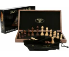 Quality DAL ROSSI Wooden Chess Set 15" Family Board Game