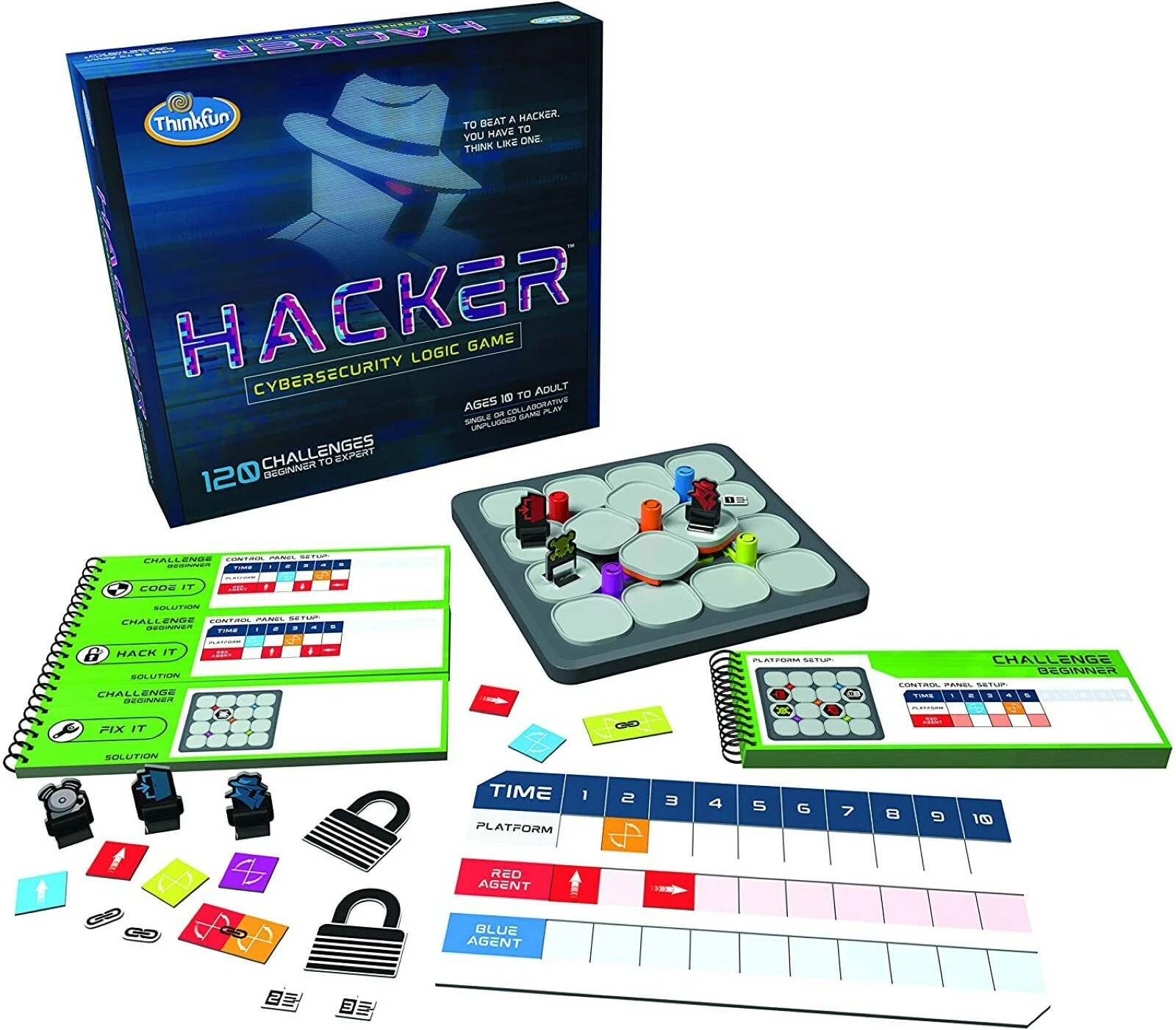 ThinkFun Hacker STEM And Creative Thinking Family Board Game Kids/Children 10y+