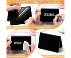 20Pcs Mini Chalkboard Signs Desk Standing Memo Board Small Chalk Signs Easy to Write Erasable for Wedding Buffet Party