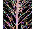 Stockholm Christmas Lights 812 LEDs 1.8M Twinkle Birch Stand Tree Multi Colour Outdoor Garden