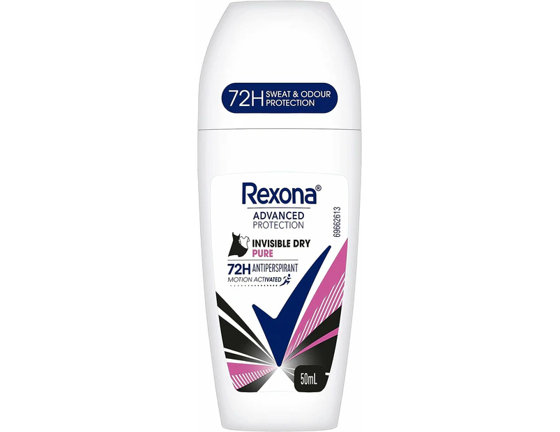 Rexona Roll On Deodorant Invisible Dry Pure 50ml