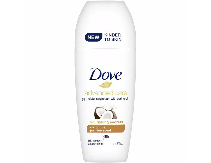 Dove Womens Roll On Deodorant Coconut 50ml