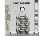 Toque 5 Tier Kitchen Trolley Cart Storage Rack Vegetable Organiser Shelf Wheels