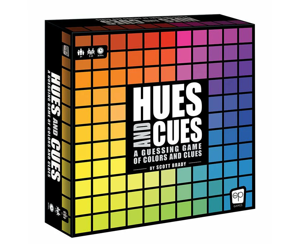 The Op Hues And Cues Tabletop Party Colour Themed Communication Board Game