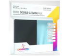 Gamegenic Prime Double Sleeving (66mm X 91mm) (2 X 80 Sleeves Per Pack) Black / Inner