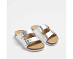 Target Womens Maree II Moulded Cork Sandals - Silver