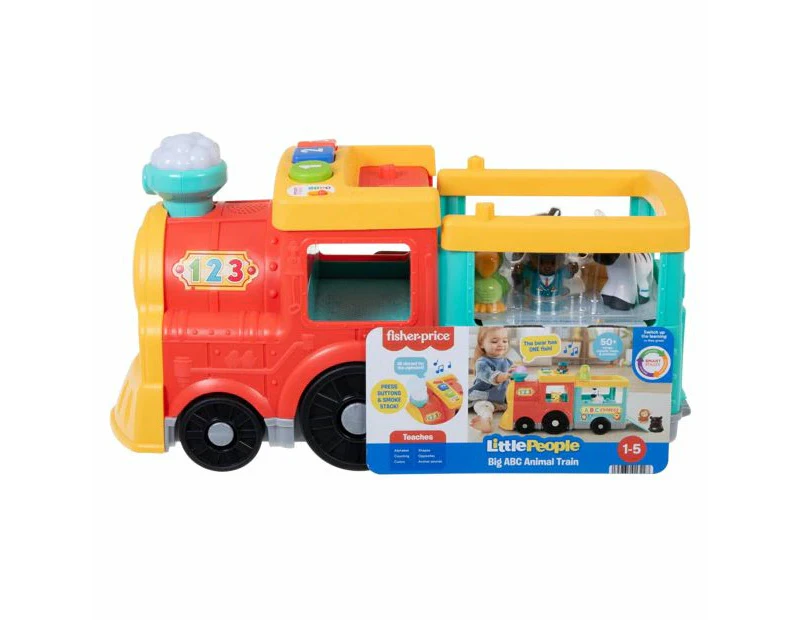 Fisher-Price - Little People - Big ABC Animal Train - Yellow