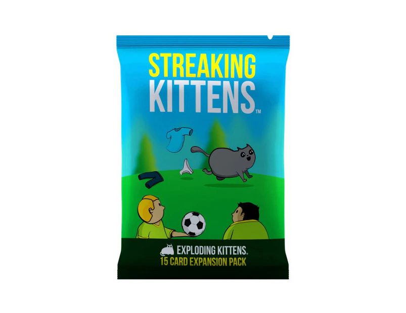 15pc Exploding Kittens Streaking Kittens Expansion Pack Kids/Children Game 7y+