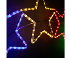 Stockholm Christmas Lights LEDs 1.5M RGB Stars Banner Flash Motif Outdoor Garden Decoration