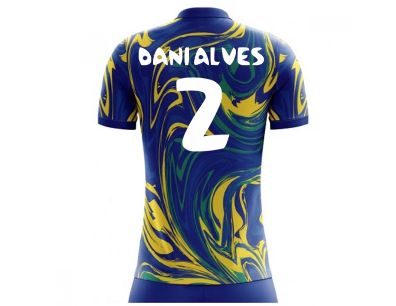 2022-2023 Brazil Away Concept Shirt (Dani Alves 2) - Kids