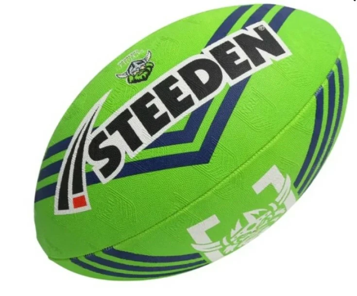 Canberra Raiders NRL Football Steeden Supporter Ball Size 11" inch Footy