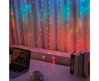 Stockholm Christmas Lights 288 LEDs 1.8x1.8M String Curtain Icicle Multi Colour Outdoor Decoration