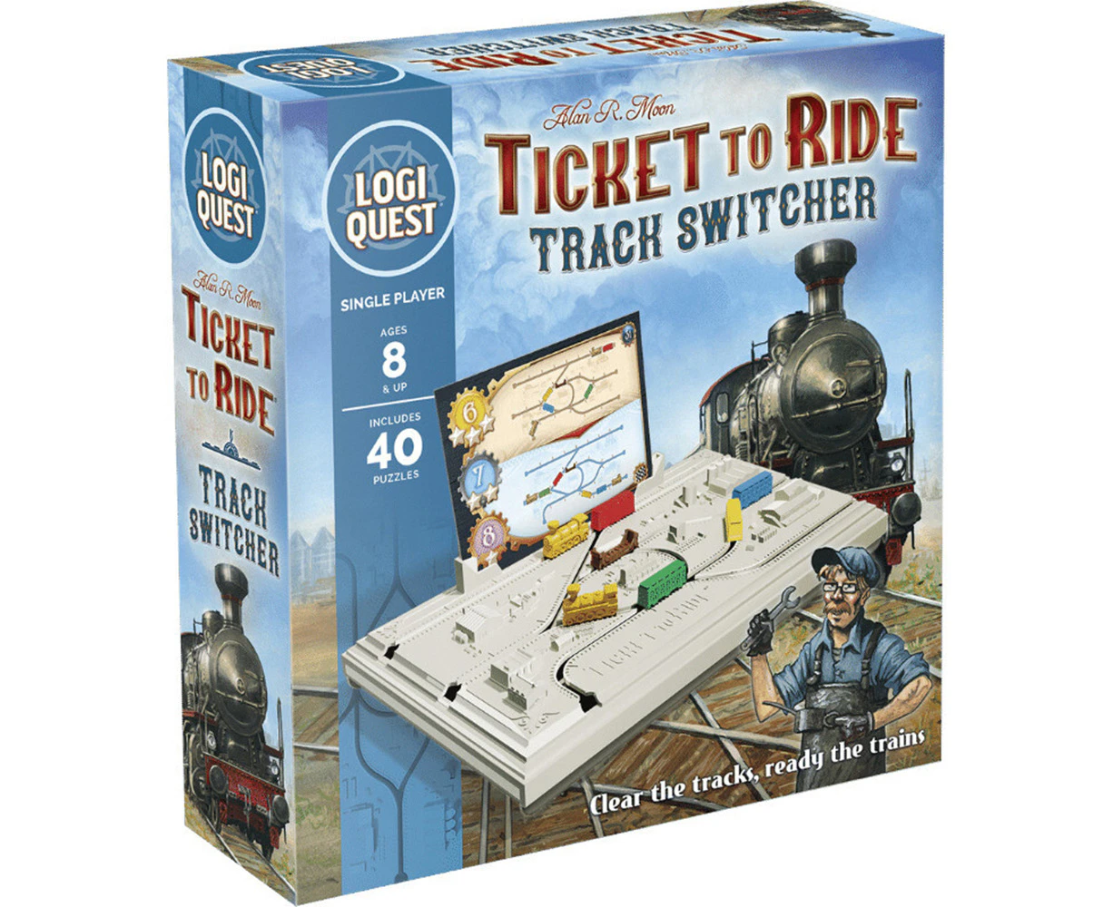 Logiquest Ticket To Ride Track Switcher Logic Puzzle Single Player Game 8y+