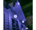 Stockholm 10CM Christmas Lights 225 LED Curtain Lights 5PCS Petal Balls Twinkle Cool-Warm White