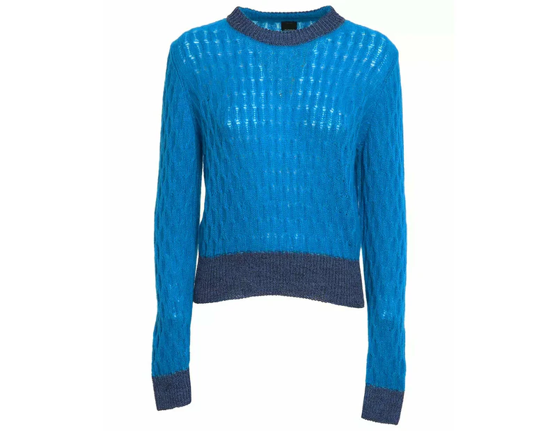 PINKO Light Blue Polyamide Sweater