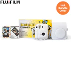 Fujifilm Instax Mini 12 Instant Photo Kit - Clay White