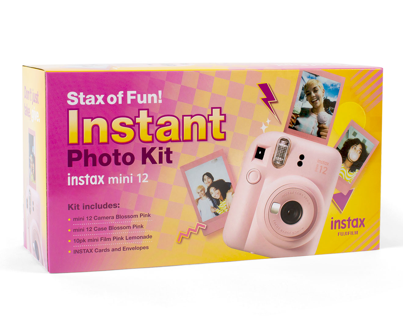 FUJIFILM INSTAX MINI 12 Instant Film Camera (Blossom Pink)